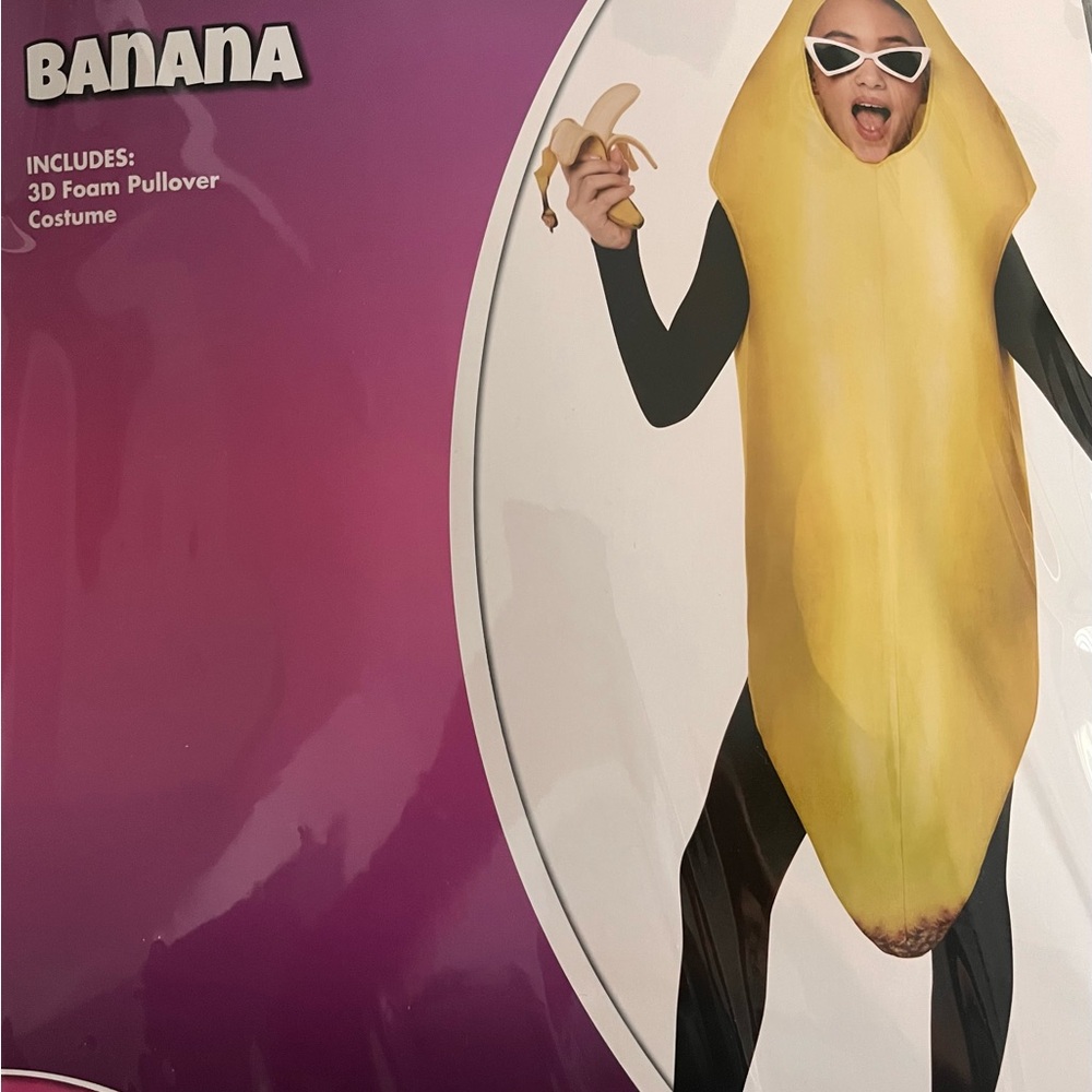 Spirit Yellow Banana Kids Costume